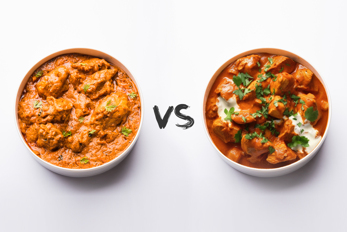 Tikka Masala vs Butter Chicken: Comparison of Flavorful