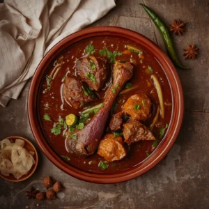 beef-nihari-in-a-clay-bowl-with-star-anise